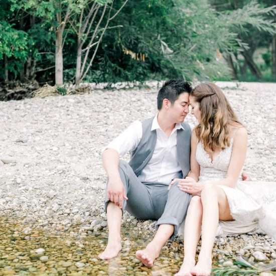 Day After Wedding Session at the Boise River