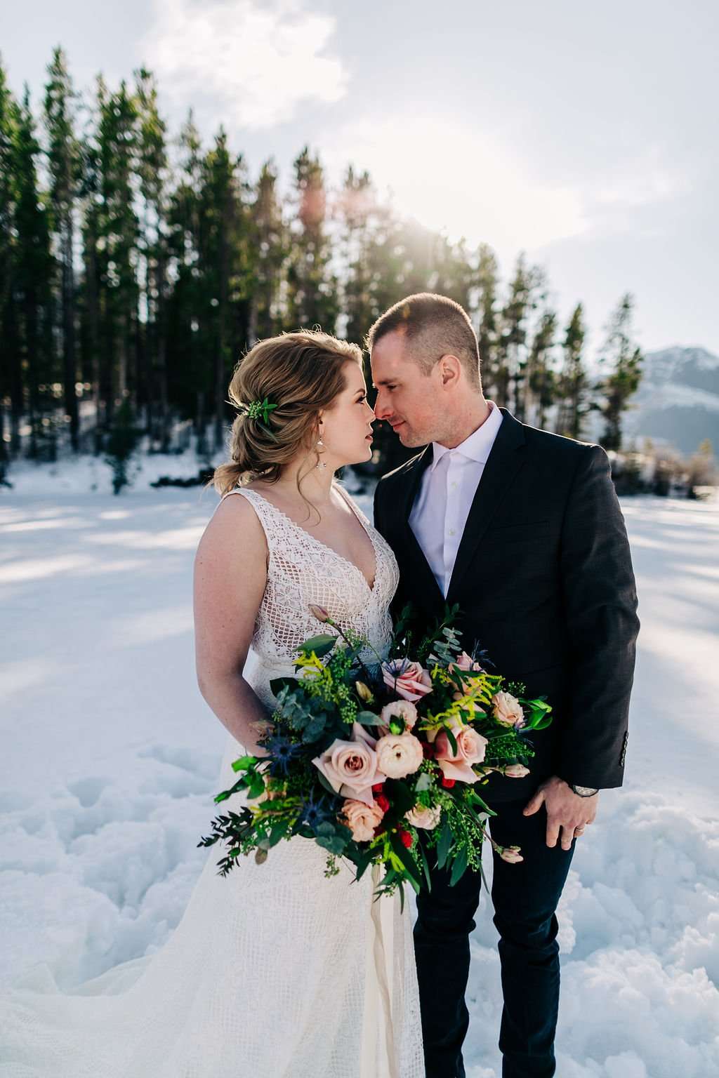 Cedar Lane Winter Wonderland Elopement Inspiration