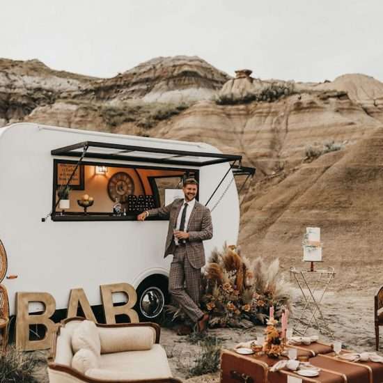 Salut Mobile Bar Wedding Reception Inspiration