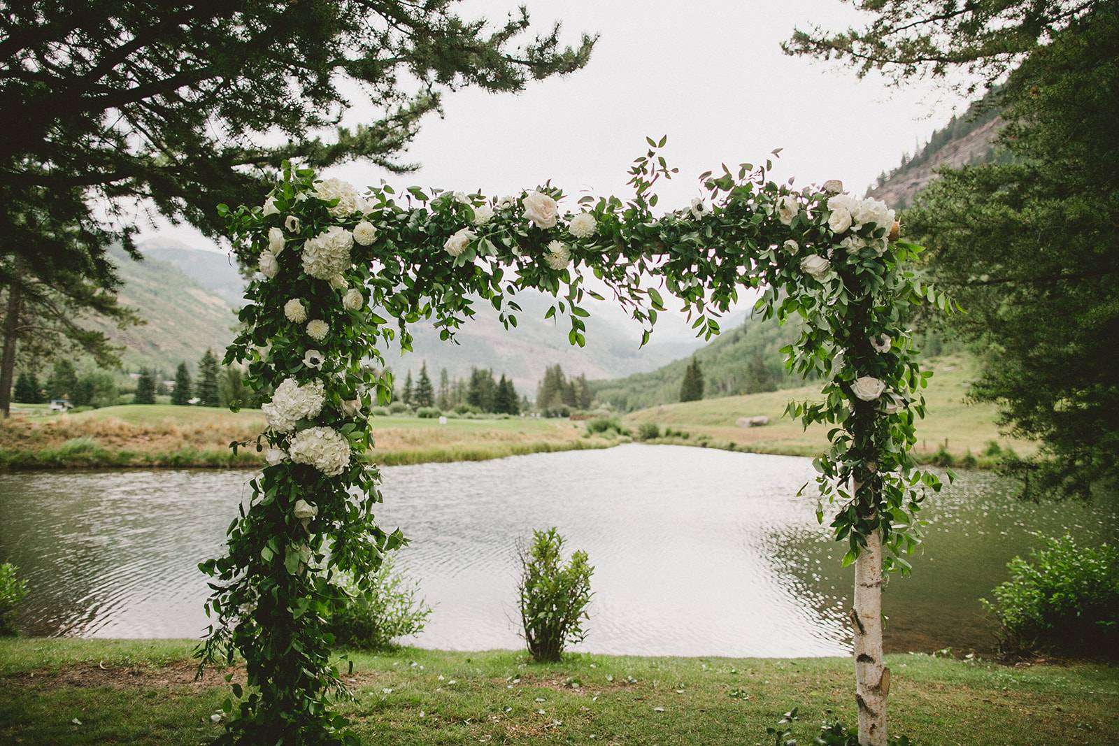Summer Wedding at Vail Wedding Island