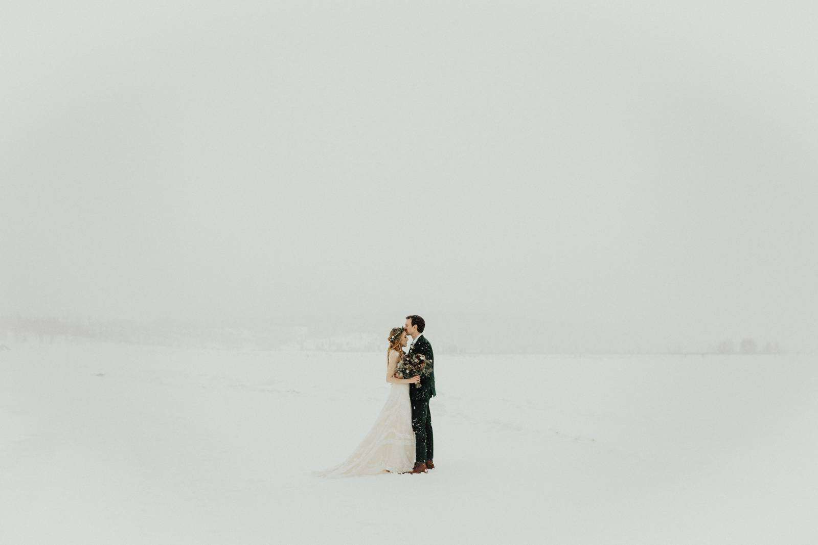 Winter Wonderland Elopement in Fraser Valley