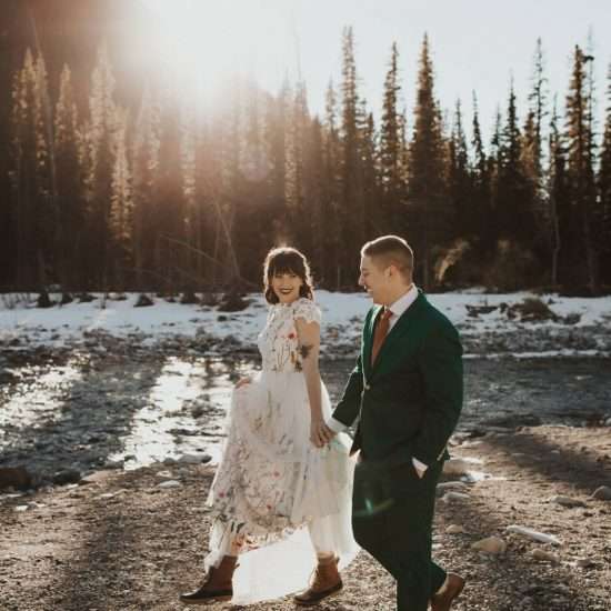 Winter Cabin Elopement Inspiration