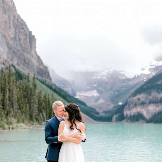Mountain-Vineyard Inspired Wedding at Lake Louise