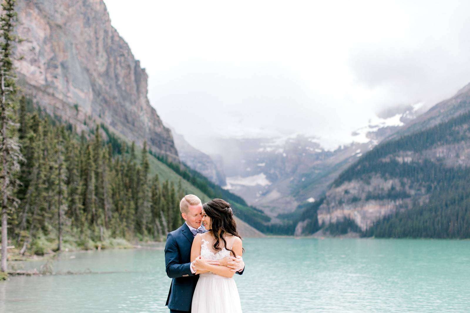 Mountain-Vineyard Inspired Wedding at Lake Louise