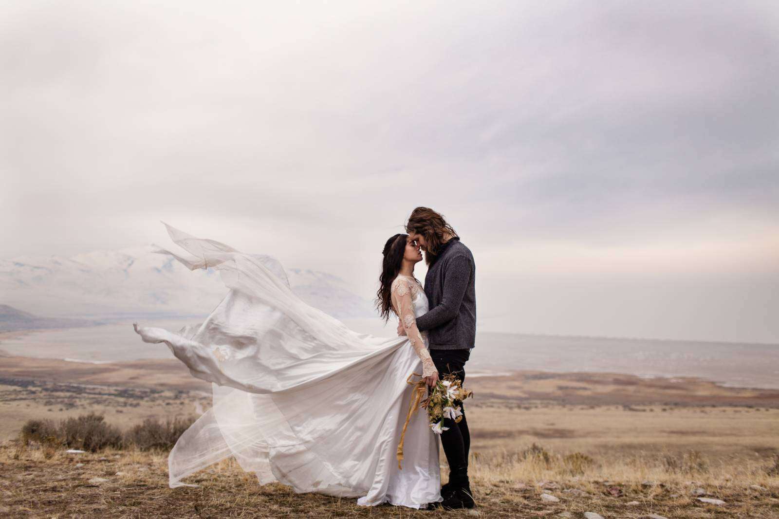 Antelope Island Elopement Inspiration