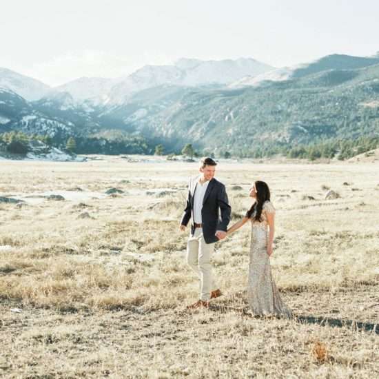 Winter Engagements in Rocky Mountain National Park | Colorado Engagement