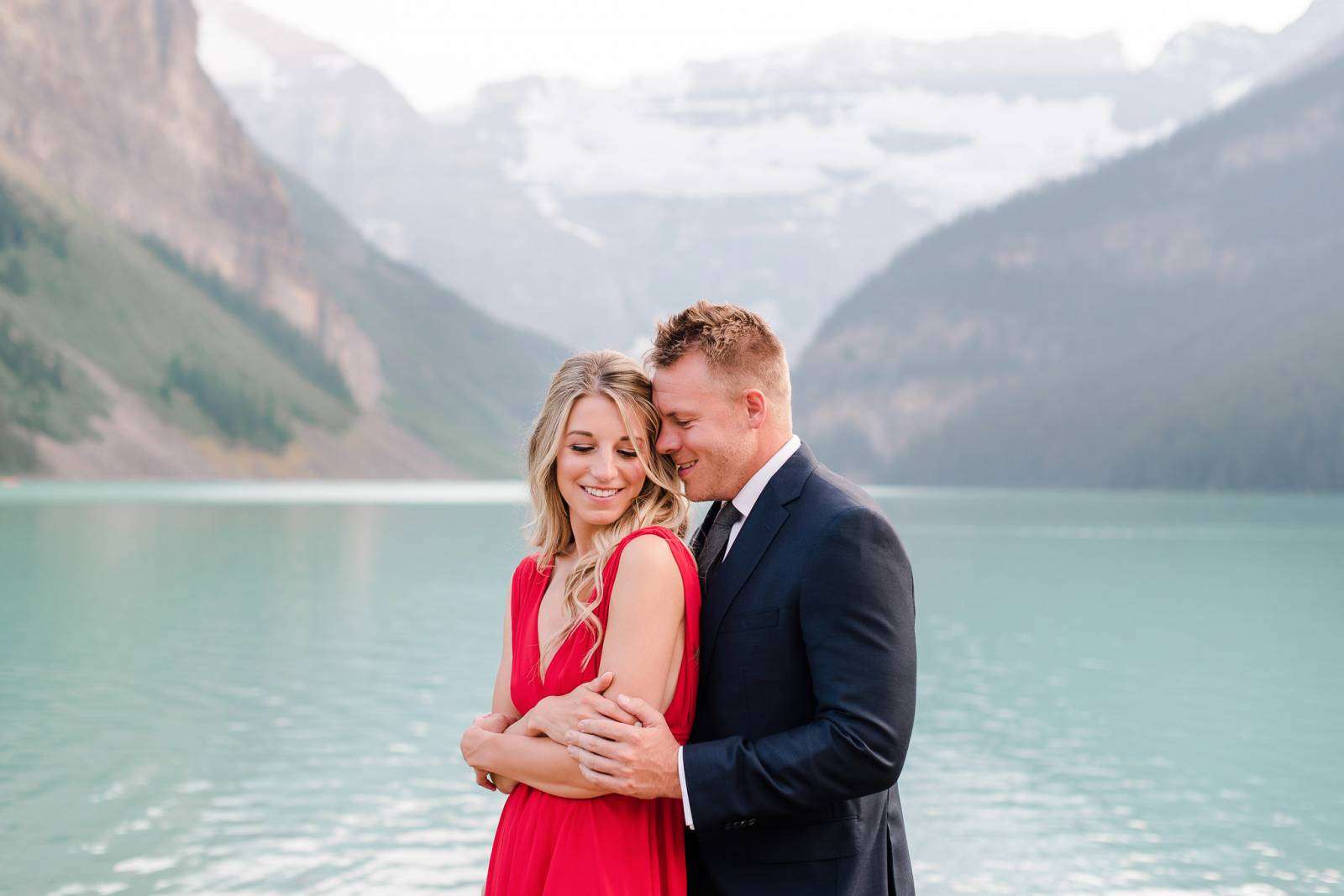 Lake Louise Summer Engagement