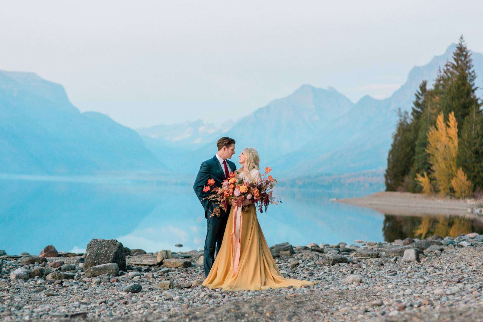 Autumn Glacier National Park Wedding Inspiration