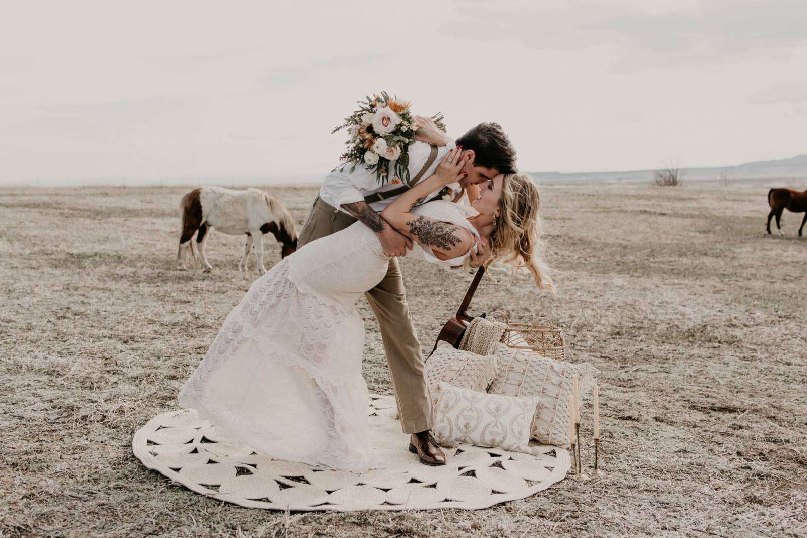 Moody Horse Inspired Wedding Shoot