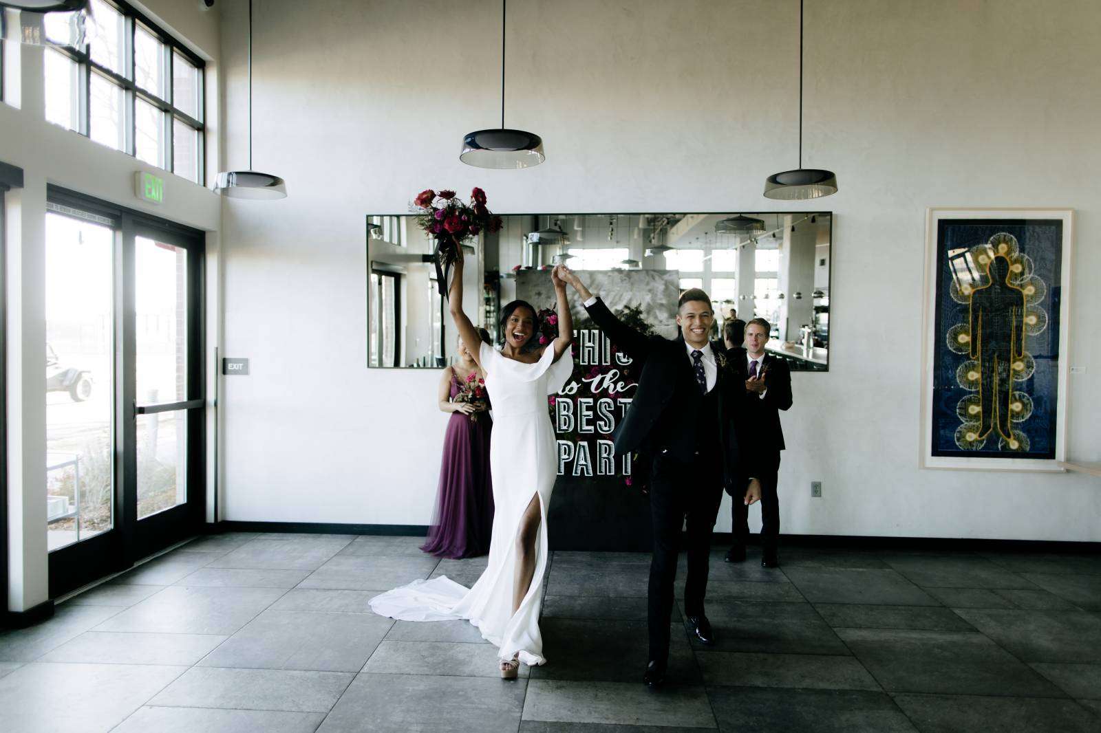 Trendy Wedding Inspiration in Upscale Denver Eatery