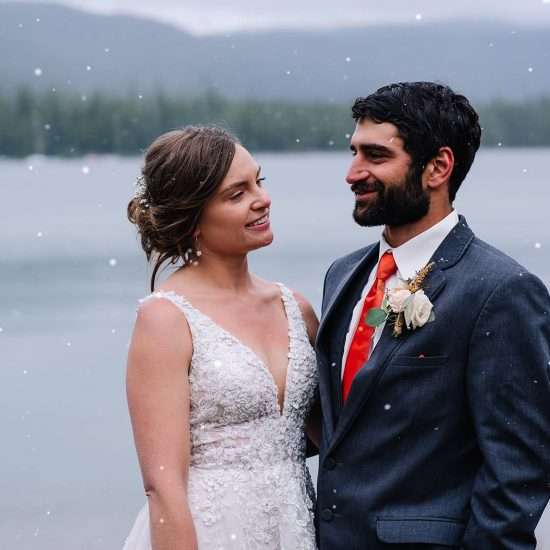Snowy Salmon River Wedding Day