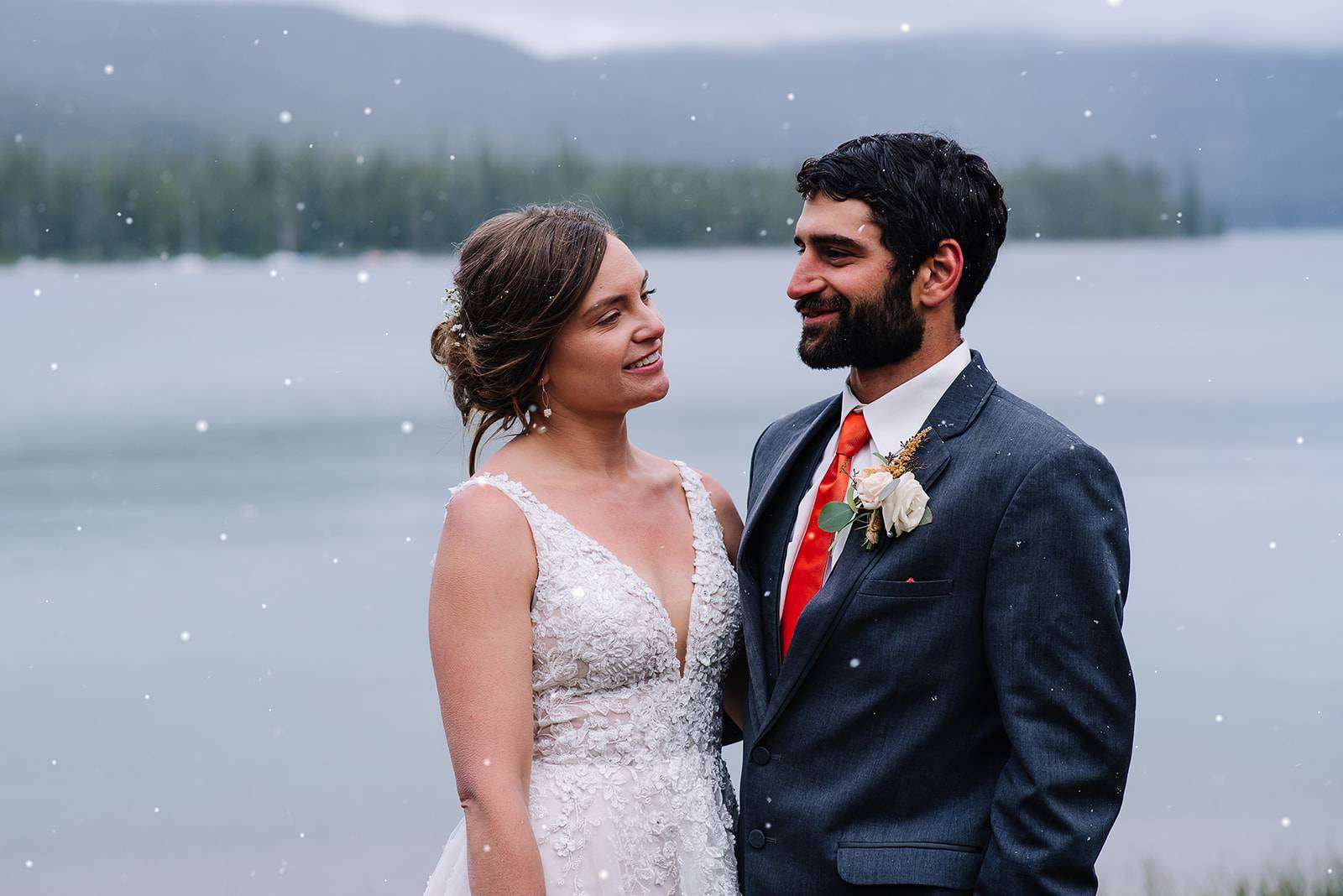 Snowy Salmon River Wedding Day