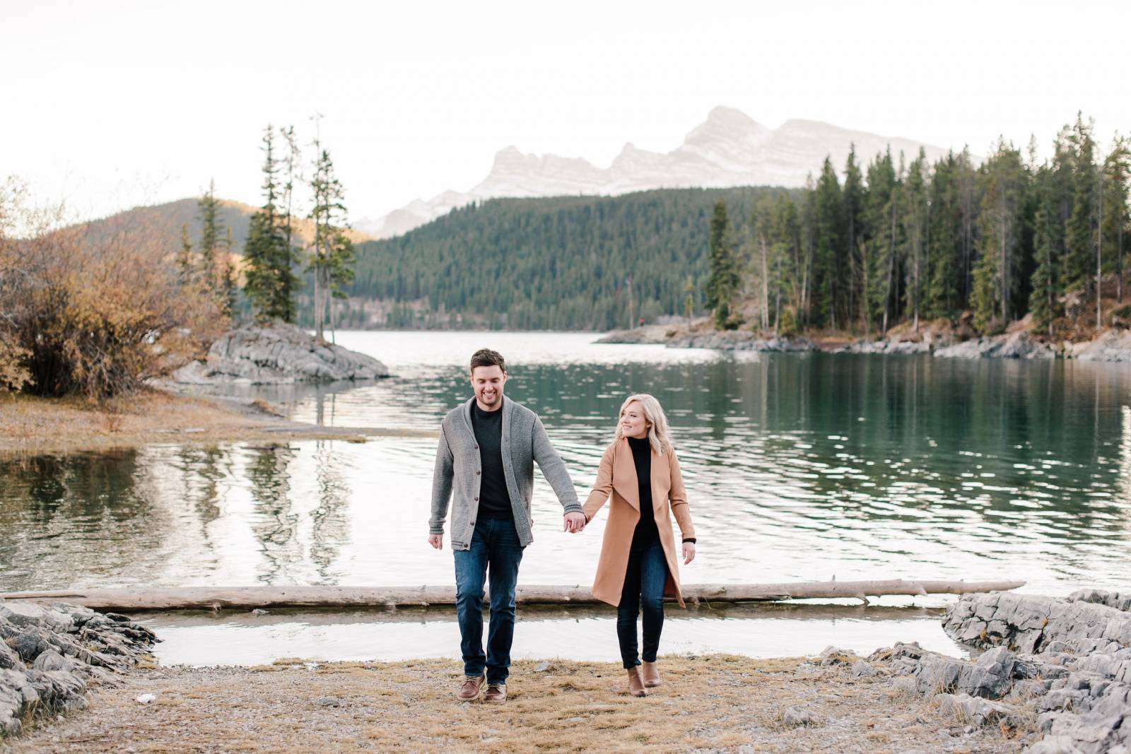 Charming Banff Engagement Session