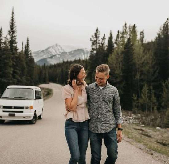 Westfalia Van Inspired Engagement Shoot