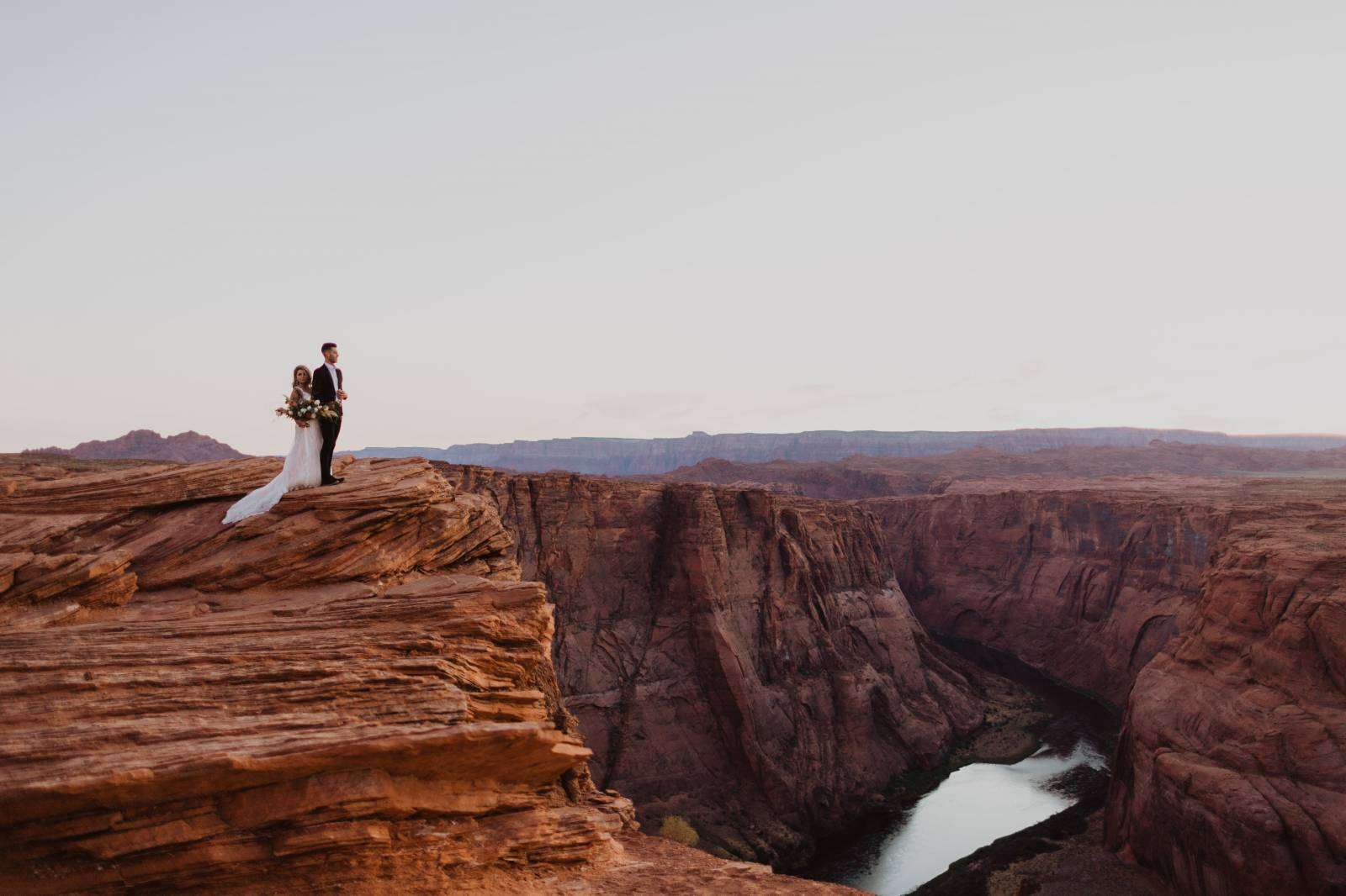 Sunset Elopement Inspiration at Horseshoe Bend