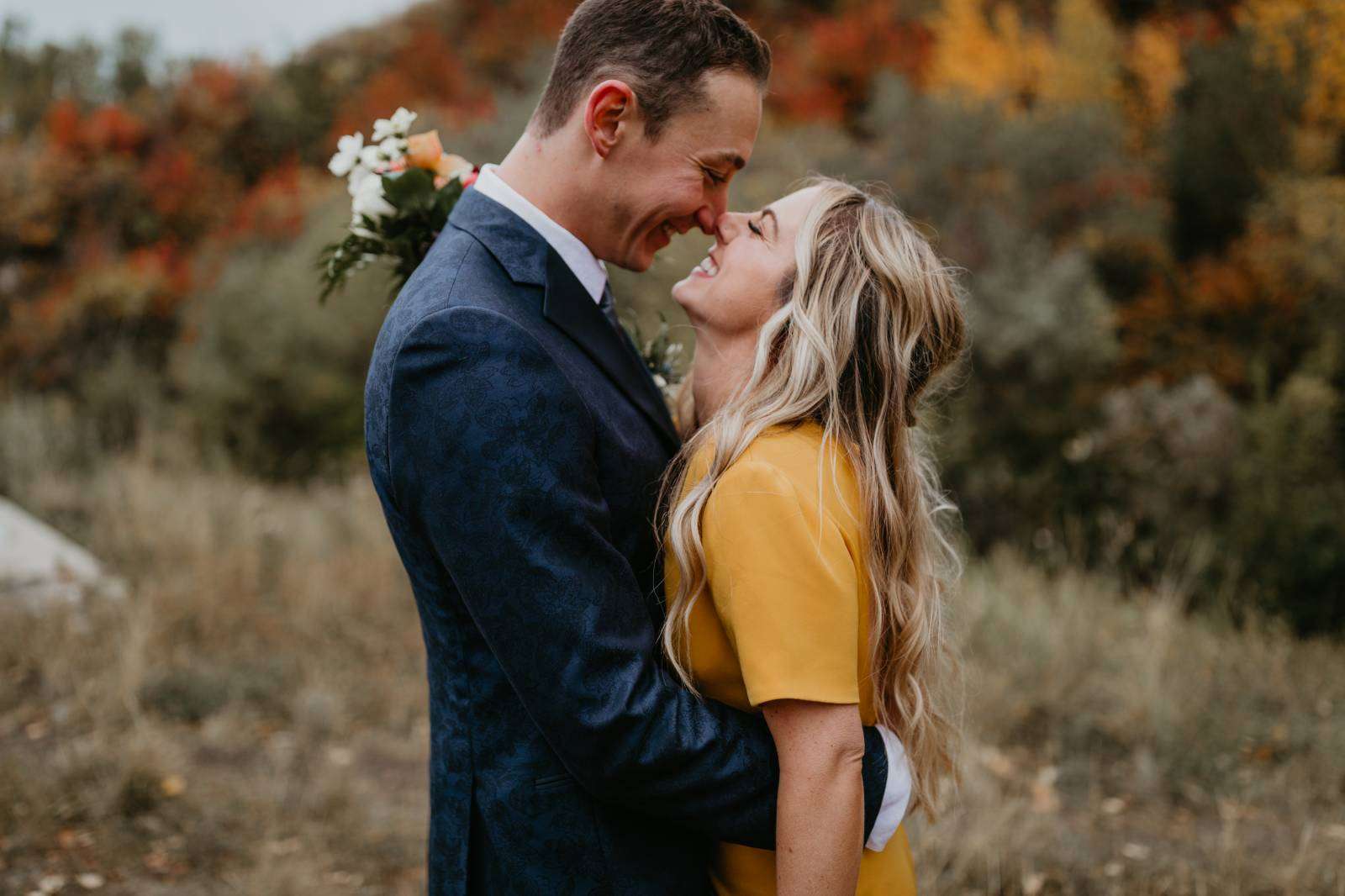 Alberta Real Wedding: She Wore a Yellow Wedding Dress