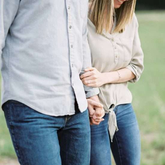 Casual Engagement Session in Rock Creek, Montana