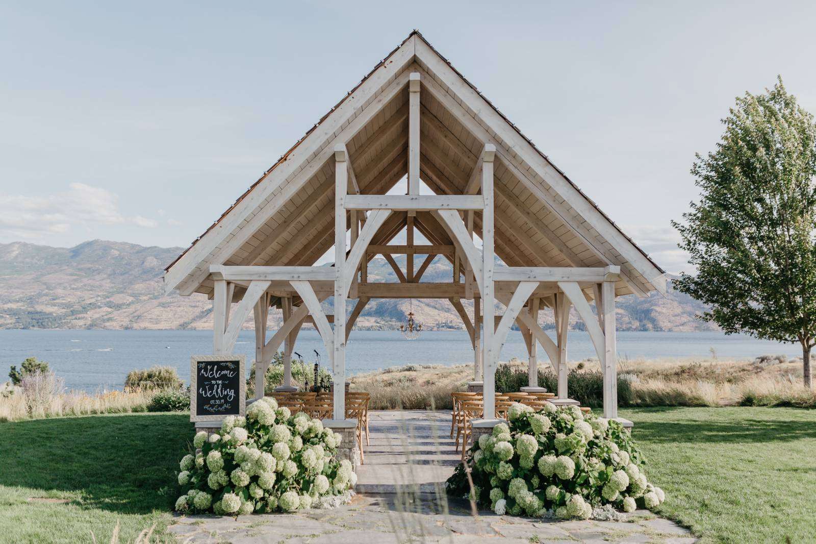 Dusty Blue Okanagan Valley Wedding Inspiration