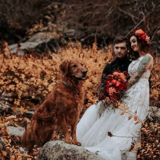 Romantic and Edgy Elopement Inspiration