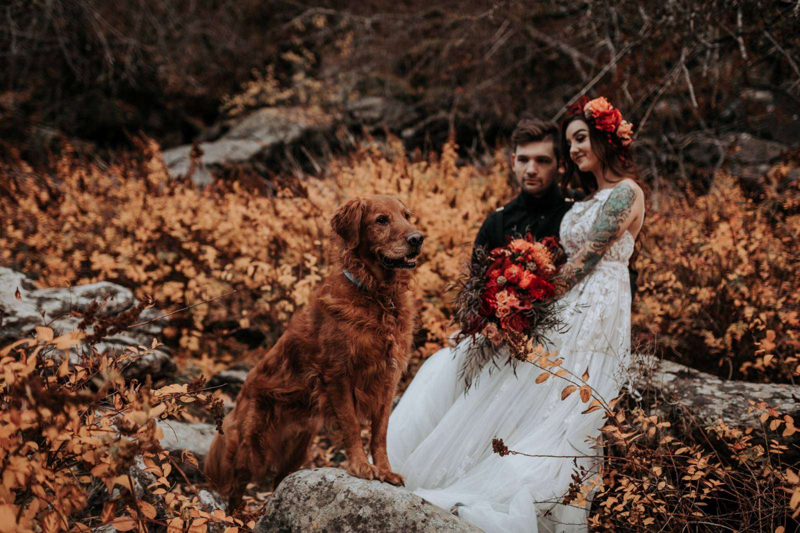 Romantic and Edgy Elopement Inspiration