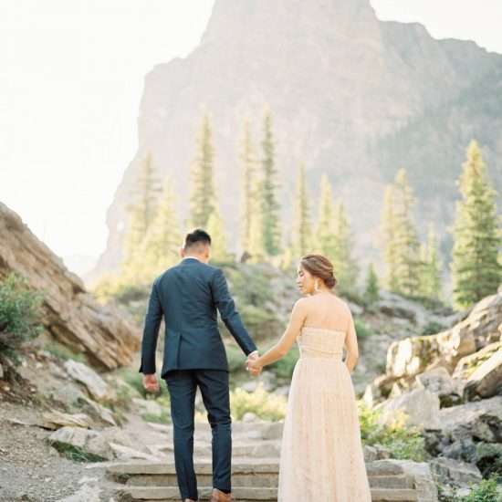 Sunrise Wedding Portraits at Banff National Park