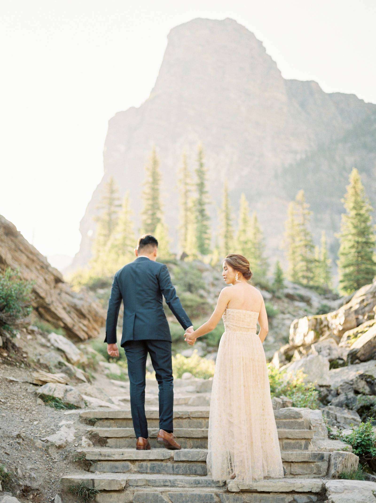 Sunrise Wedding Portraits at Banff National Park