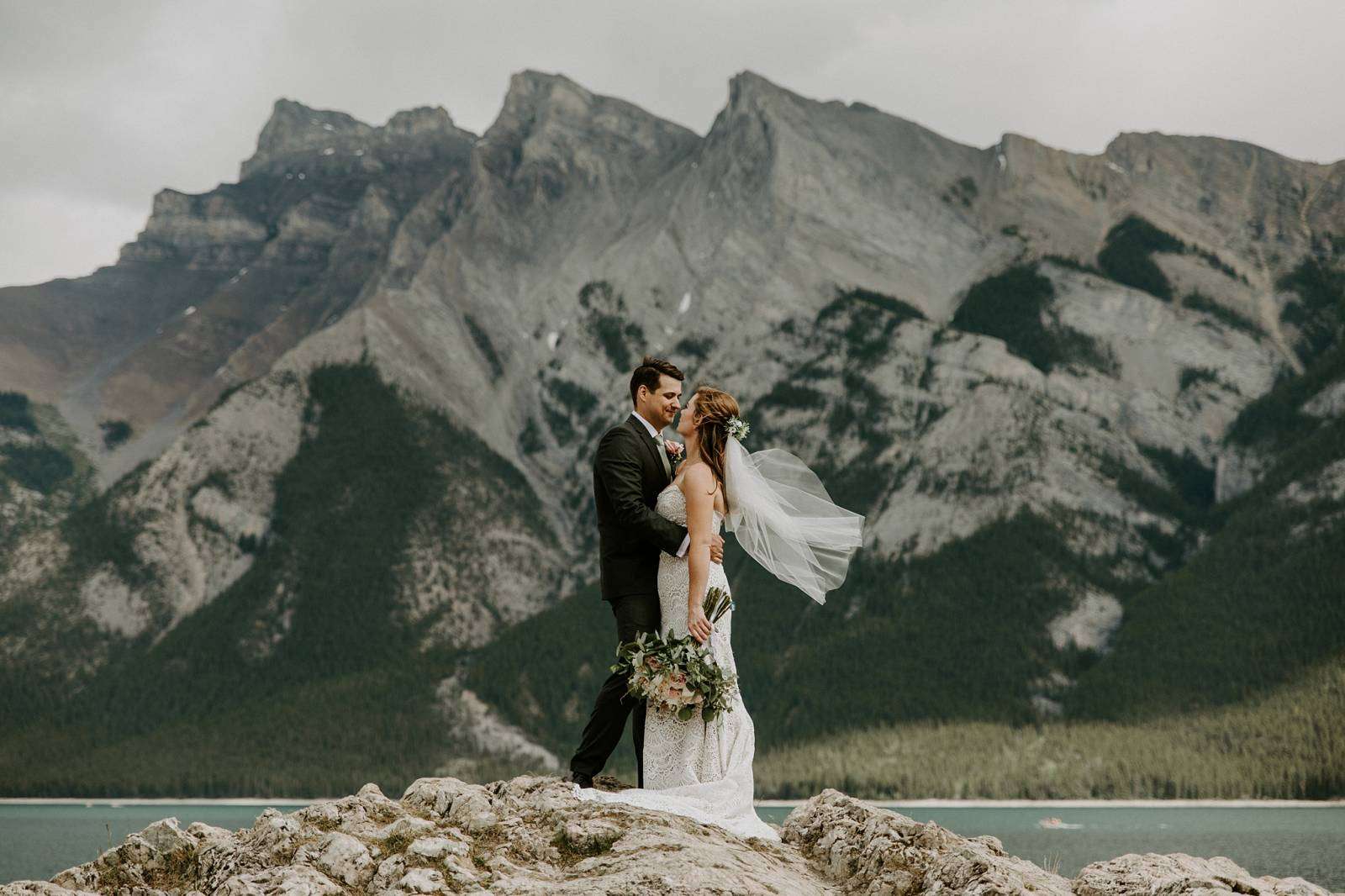 A Tunnel Mountain Wedding Ceremony