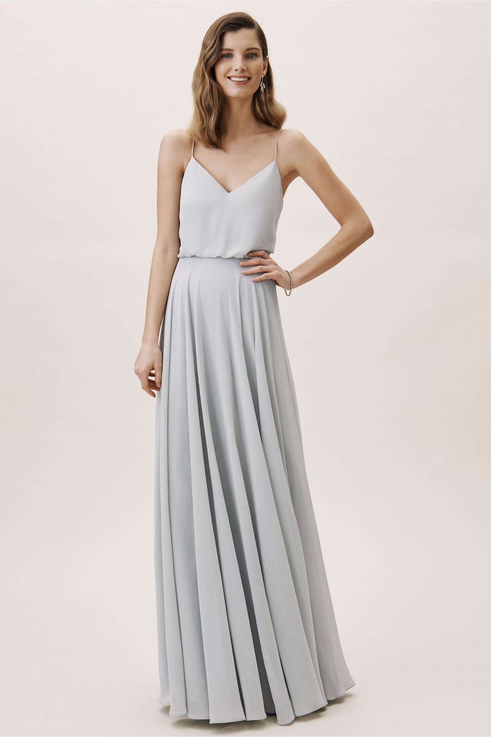 mismatched gray bridesmaid dresses Pulling Off Bridesmaids Size:42 x 32 The flowy chiffon fabric Prodigy Dress Short Dresses | Women's Little