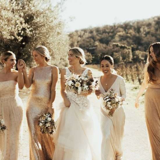 Pulling Off Mismatched Bridesmaids Dresses