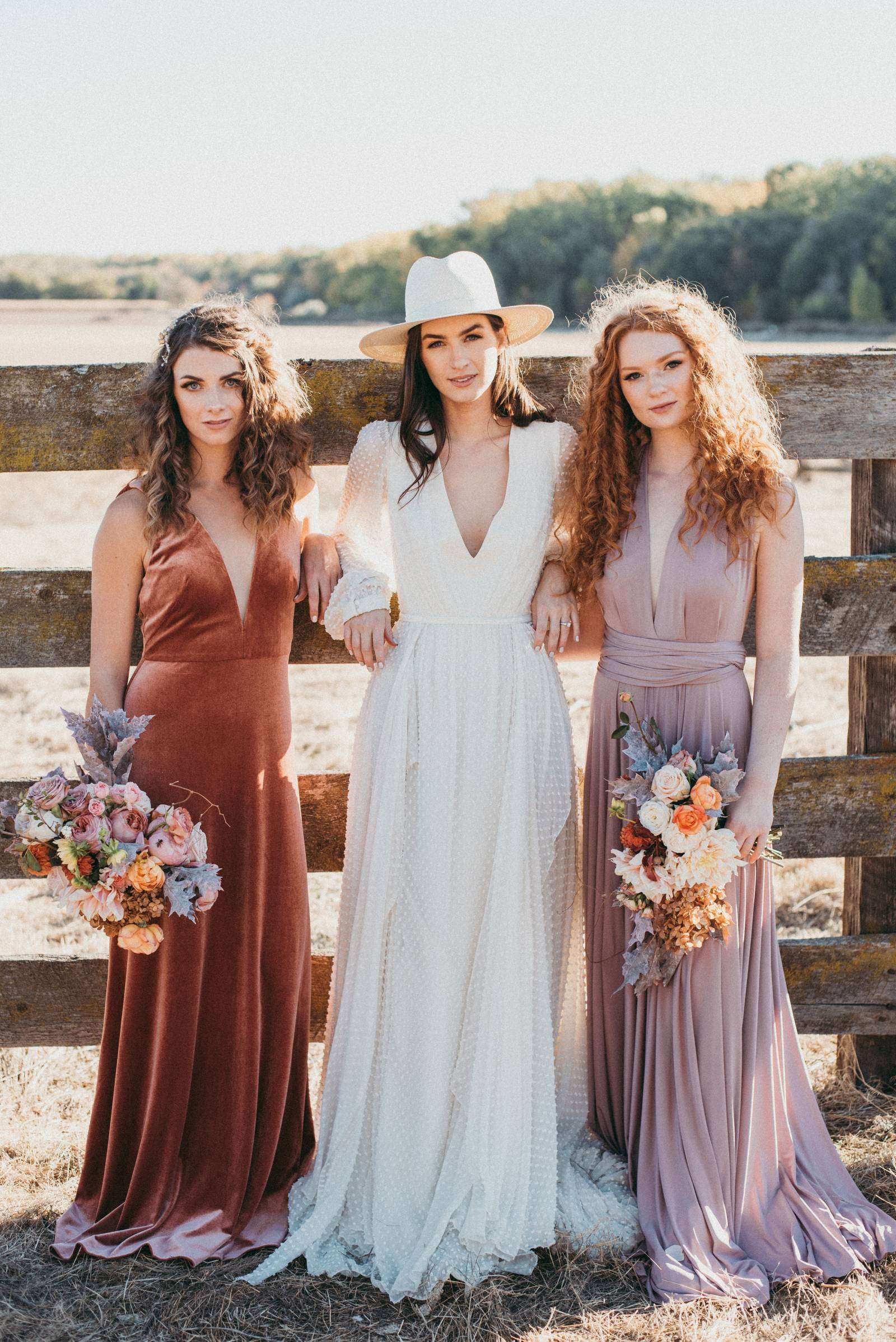bridesmaid dress multiple styles How to Nail the Mismatched Bridesmaid Dresses Look Show Me Your Mumu