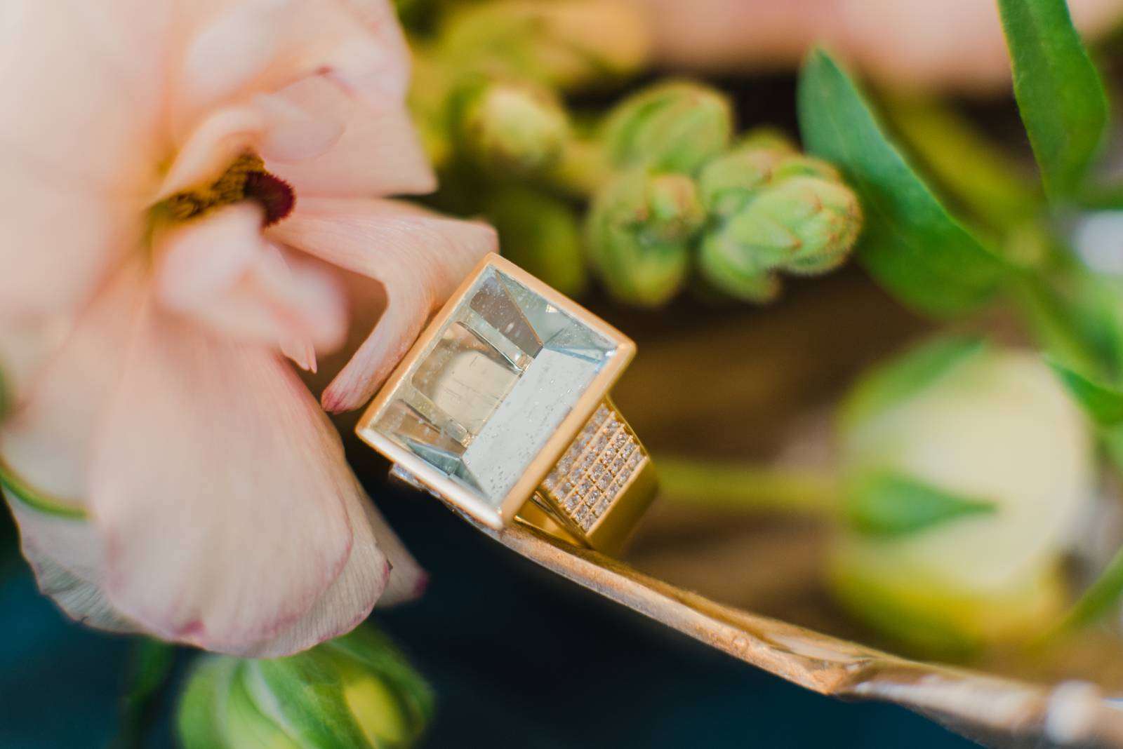 Add a Pop of Color and Sparkle to your Spring Bridal Look