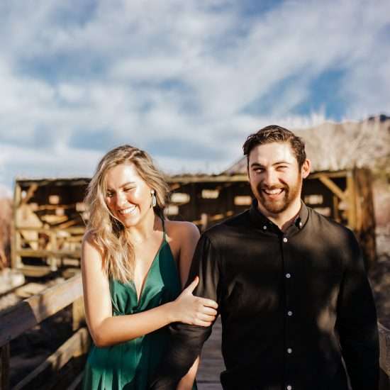 Sunny Albuquerque Foothills Engagement