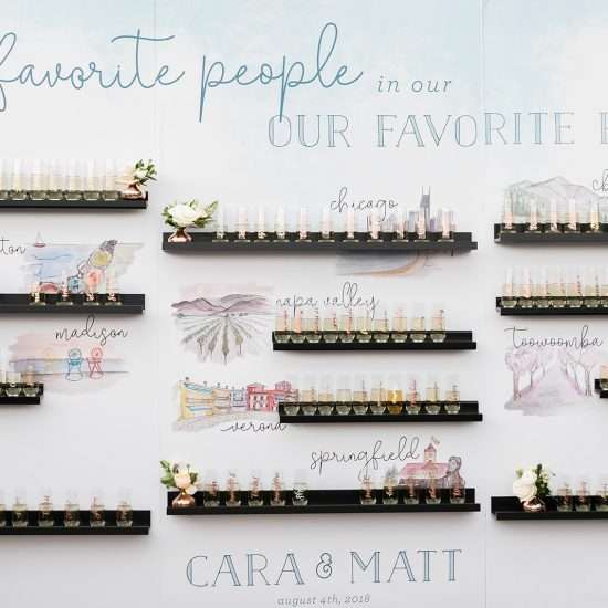 10 Escort Card and Seating Chart Displays to Inspire your Wedding Reception