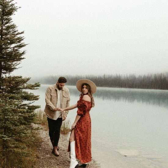 Foggy Emerald Lake Lifestyle Portraits