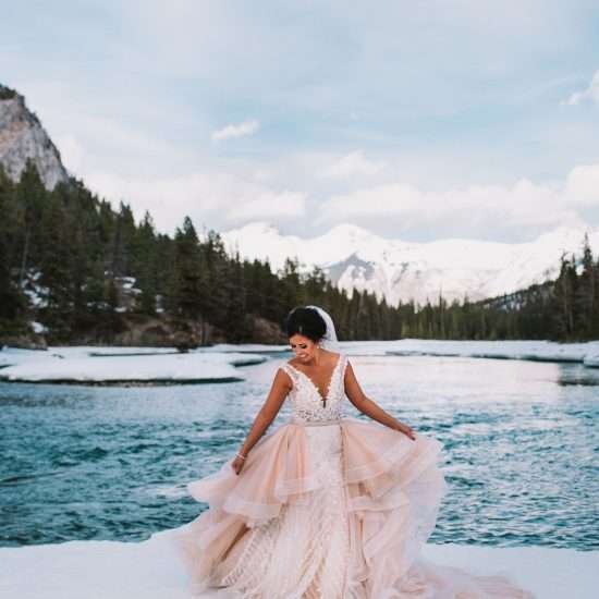 Snowy Silvertip Resort Wedding