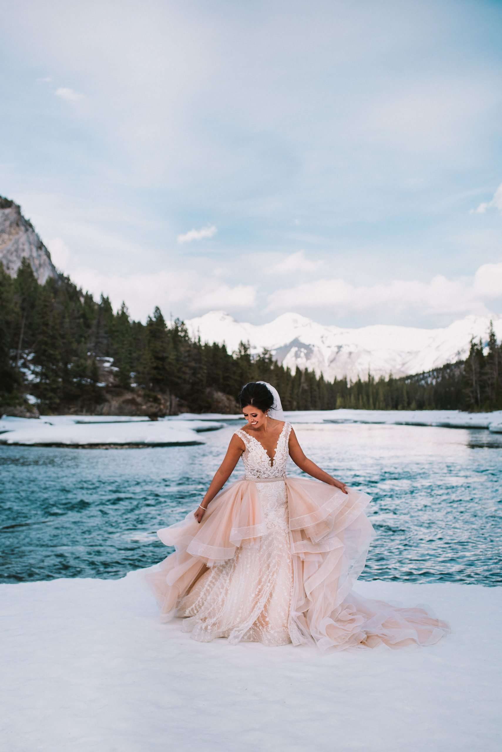 Snowy Silvertip Resort Wedding