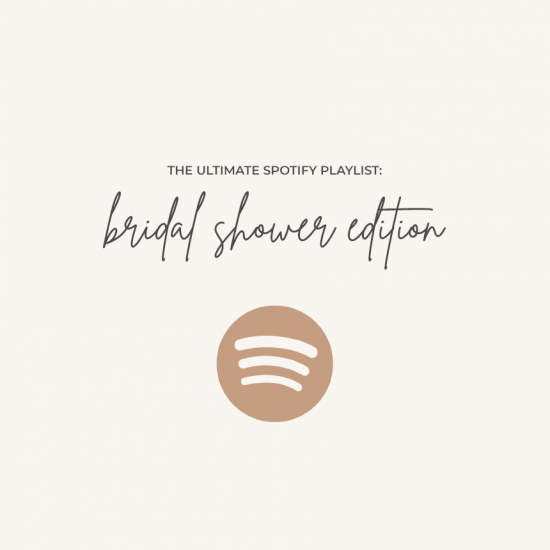 The Ultimate Bridal Shower Spotify Playlist