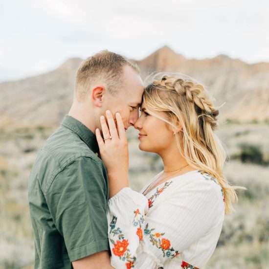 Bright Engagement Session at Snow Canyon State Park