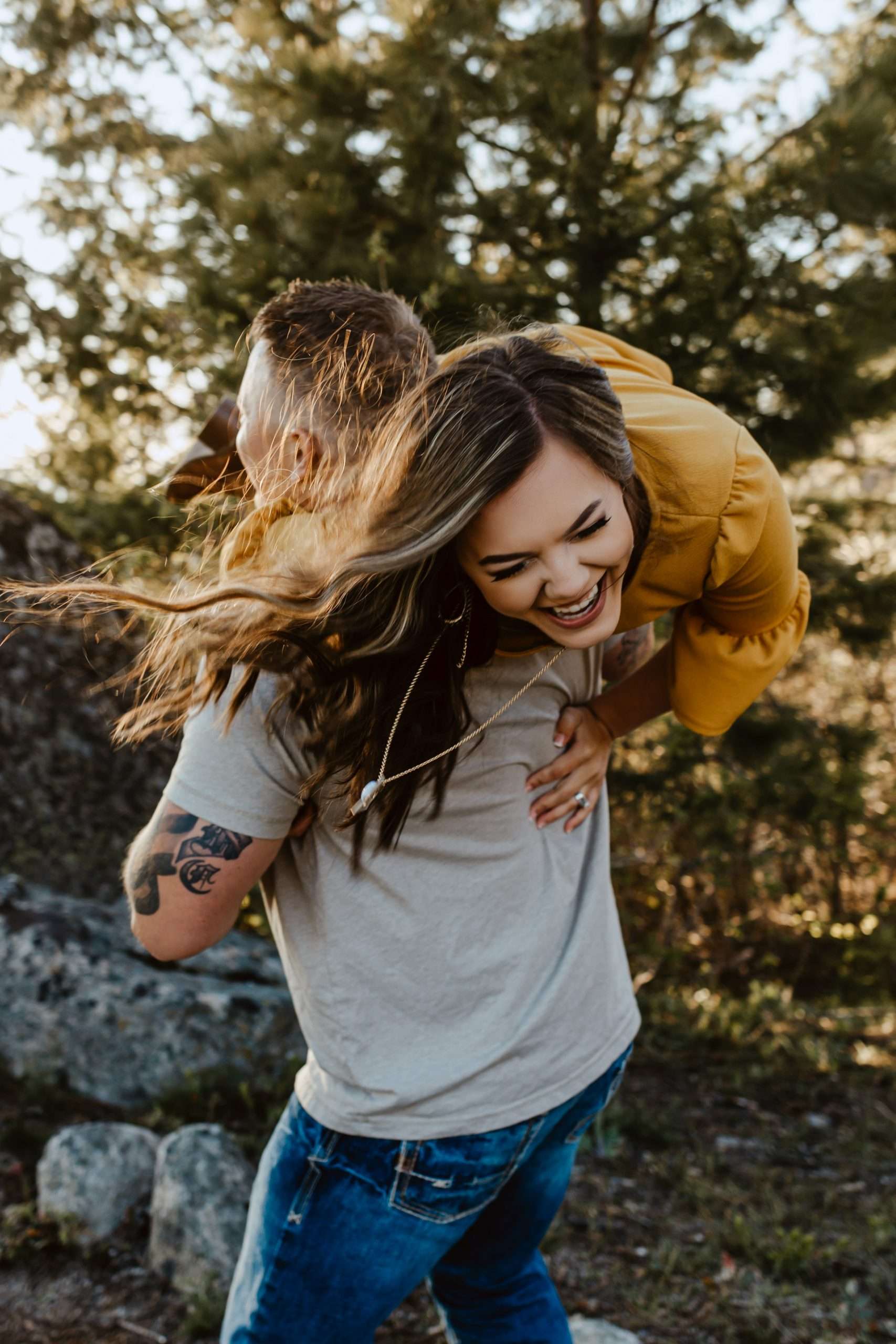 Sunny and Loving Idaho Engagement Session