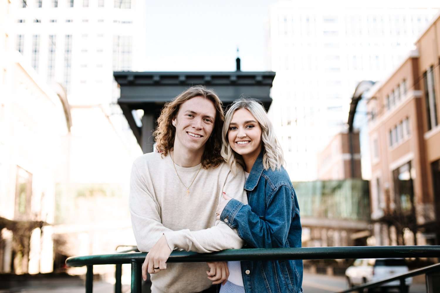Crisp Downtown Salt Lake City Engagement
