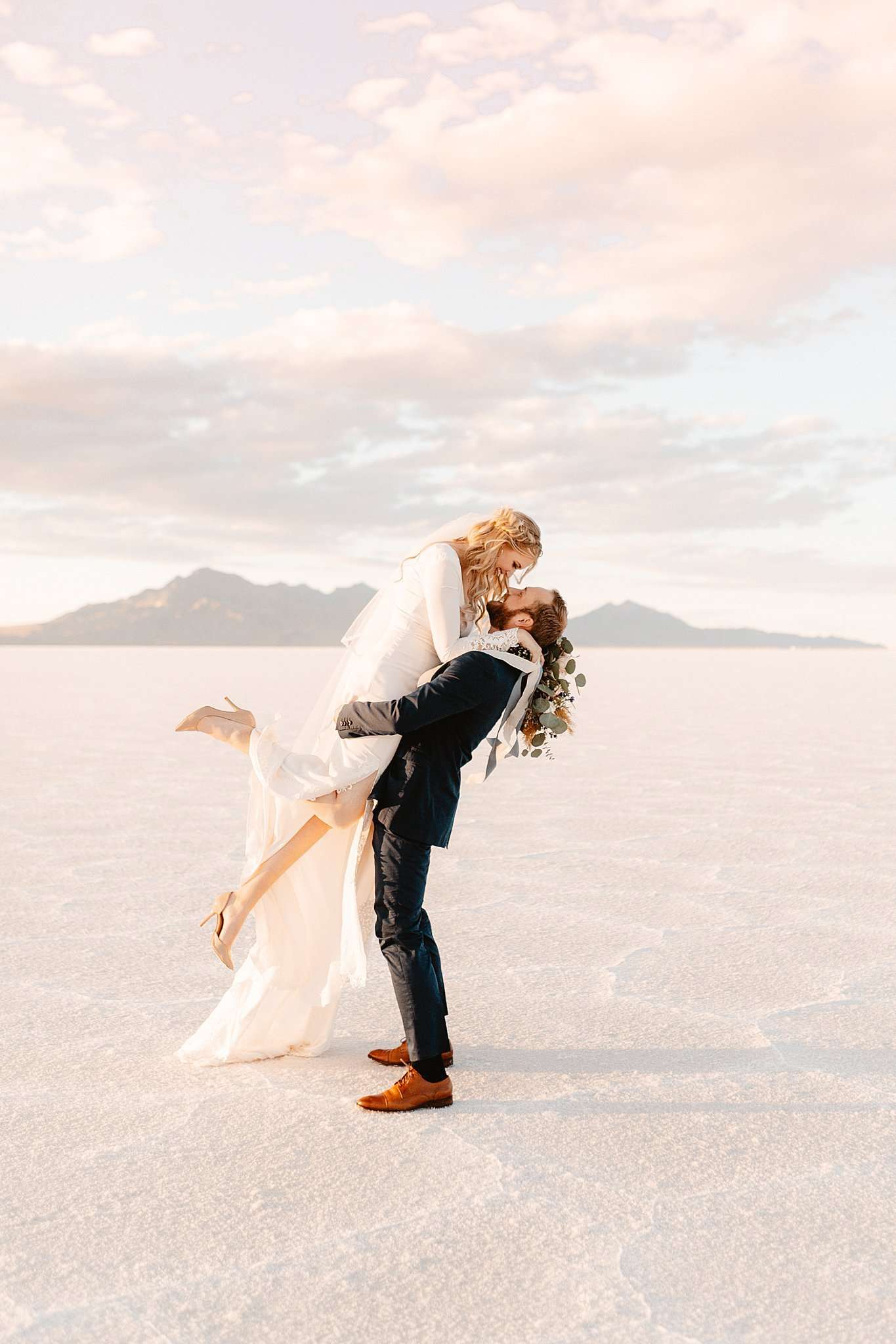 Unique and Intimate Salt Flats Elopement Inspiration