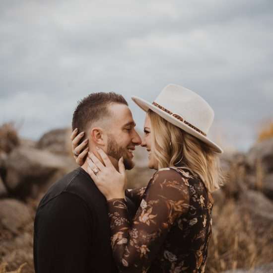 Sweet Fall Idaho Engagement