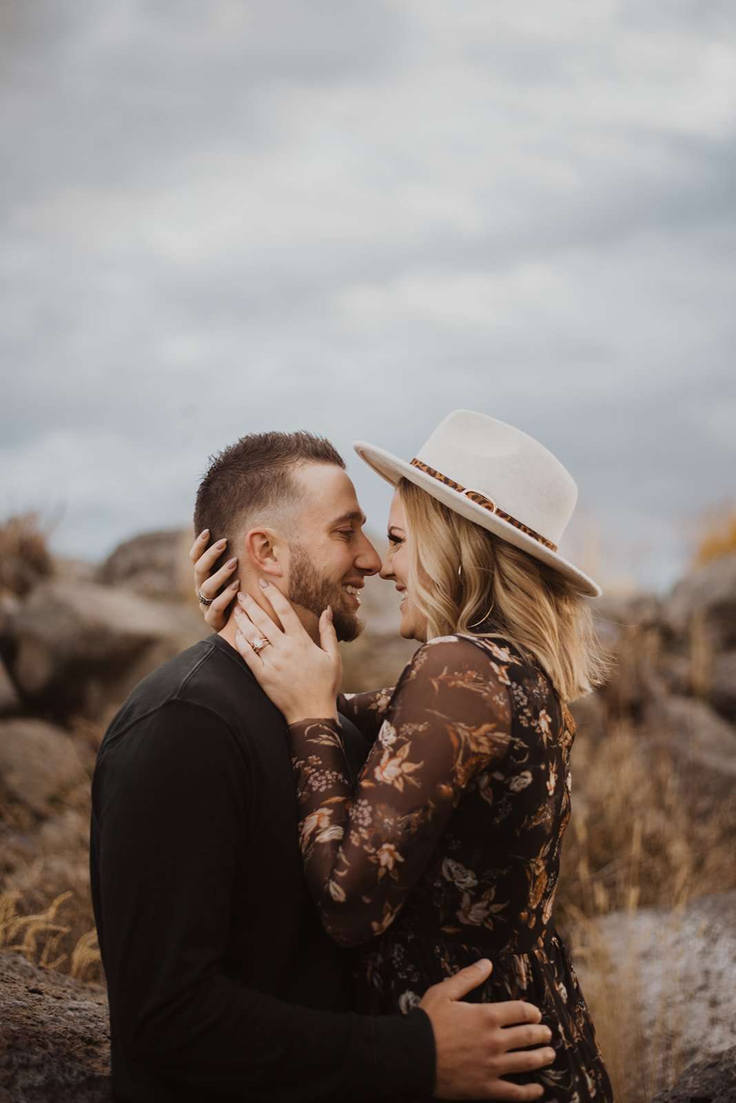 Sweet Fall Idaho Engagement
