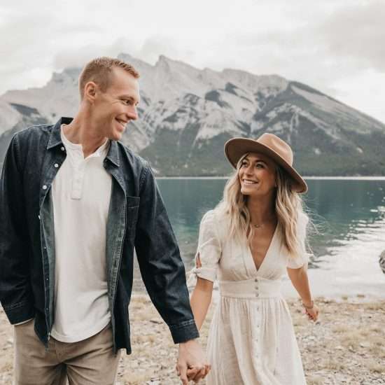 Foggy and Adventurous Alberta Engagement