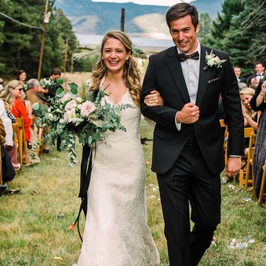 Bright Fall Wedding at Angel Fire Country Club