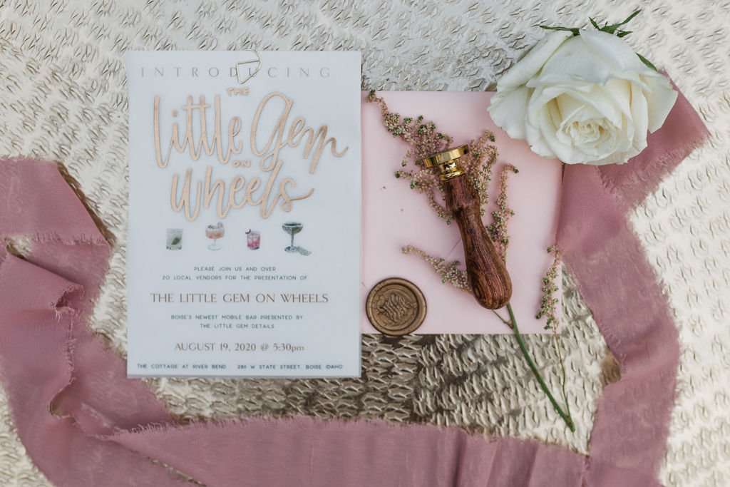 Romantic Blush Pink Garden Party Wedding Inspiration