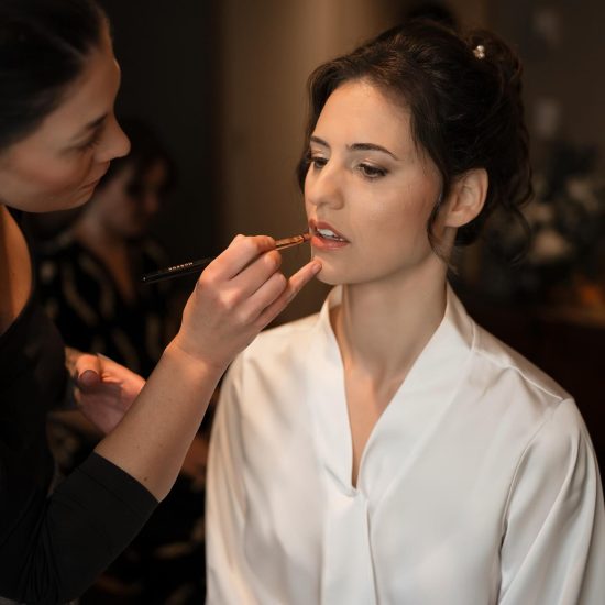 Julia Joy Beauty Co. | Structured Wedding Morning Hair + Makeup | Alberta & The Canadian Rockies