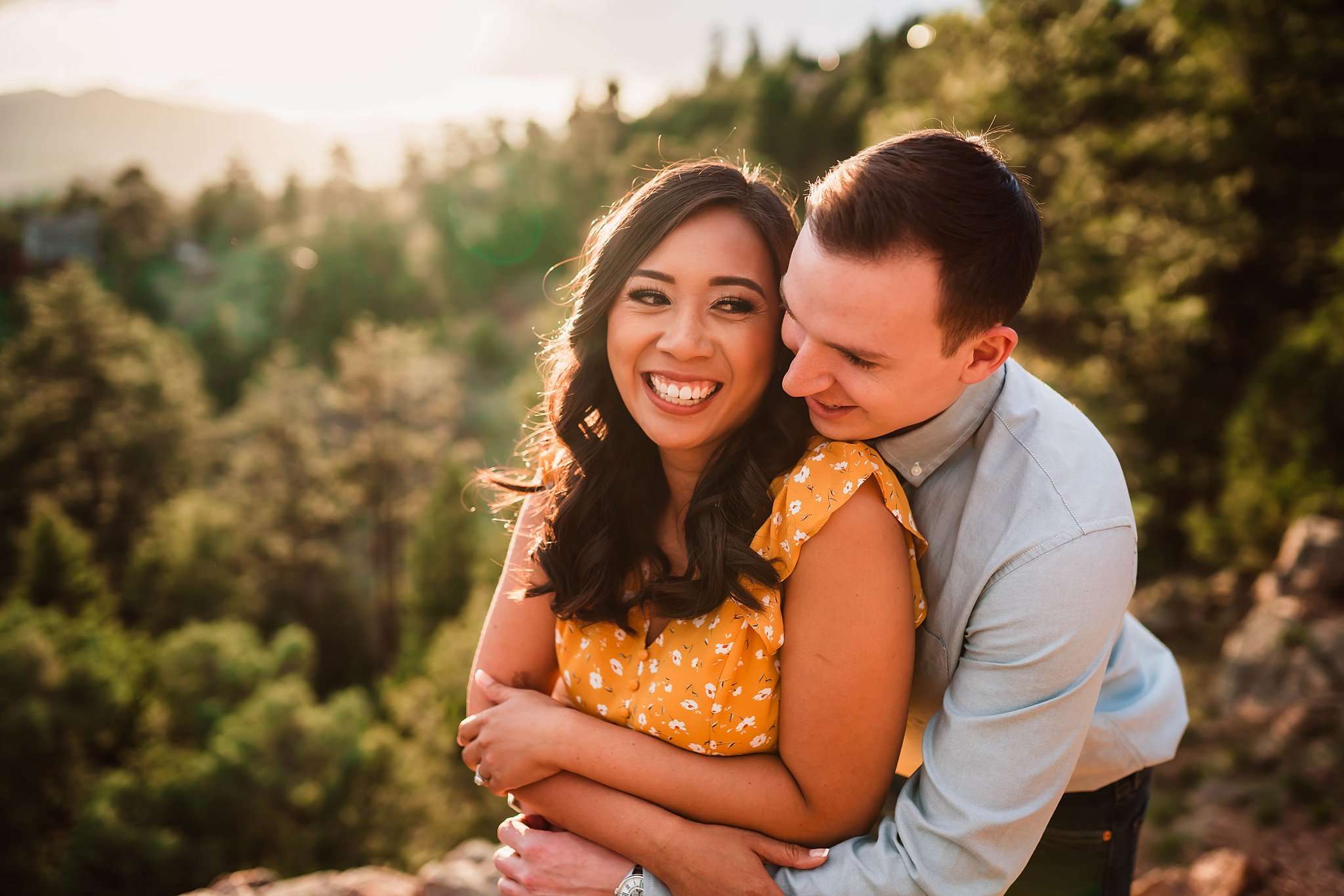 Darling Golden Engagement at Mount Falcon Park