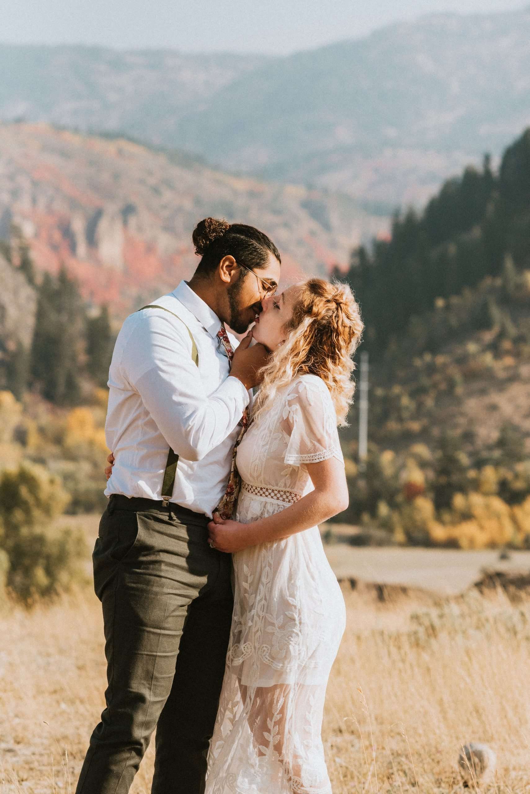 Fall Colors Bridals at Palisades Reservoir