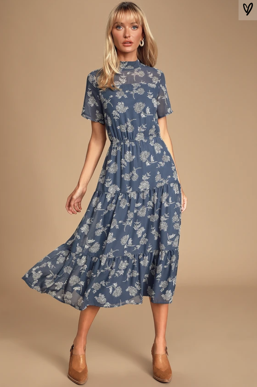 evalina mustard yellow floral print mock neck midi dress Midi Dress Lulus Mustard Yellow Dress Love To Love You Mustard Yellow Embroidered Button-Up Midi